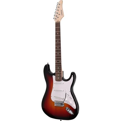 Arrow Tonecaster ST 111 Tobacco Burst Rosewood/White elektromos gitár