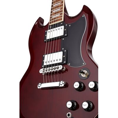 Arrow Twincut SG22 Cherry Pie Rosewood/Black elektromos gitár