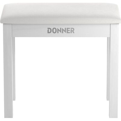 Donner DKB-10 WH zongorapad tárolórekesszel