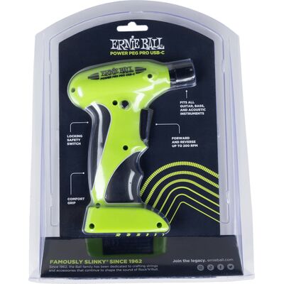 Ernie Ball 9626 Power Peg Pro USB-C húrtekerő