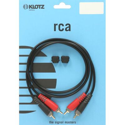 KLOTZ AT-CC0100 1 m RCA-RCA dupla kábel