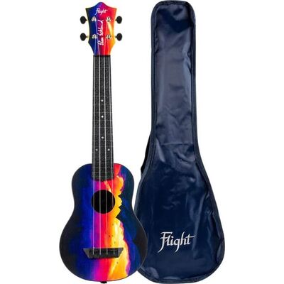 Flight TUSL-EE SUNSET Elise Ecklund Signature Concert Scale szoprán ukulele