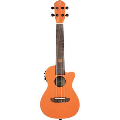 Ortega RUHWCE Halloween Edition elektro-akusztikus koncert ukulele
