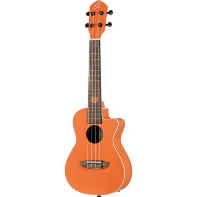 Ortega RUHWCE Halloween Edition elektro-akusztikus koncert ukulele