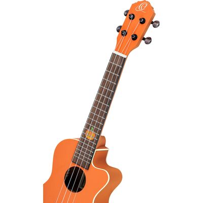 Ortega RUHWCE Halloween Edition elektro-akusztikus koncert ukulele