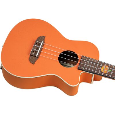 Ortega RUHWCE Halloween Edition elektro-akusztikus koncert ukulele