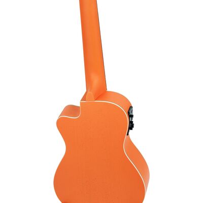 Ortega RUHWCE Halloween Edition elektro-akusztikus koncert ukulele