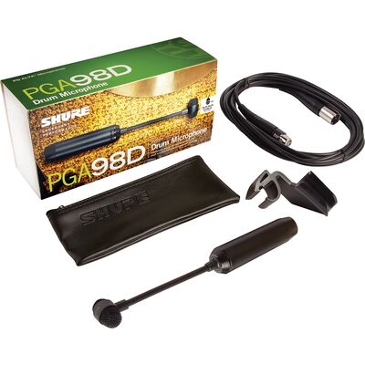 Shure PGA98D-XLR kismembrános kondenzátor dobmikrofon