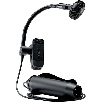 Shure PGA98H-XLR csíptetős kismembrános kondenzátor fúvós mikrofon
