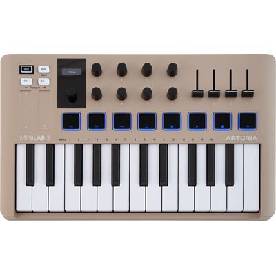 Arturia MiniLab 3 Champagne USB MIDI kontroller billentyűzet