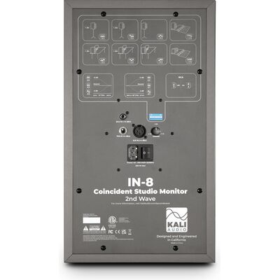 Kali Audio Project Independence IN-8 Tungsten Grey V2 aktív háromutas stúdió monitor hangfal