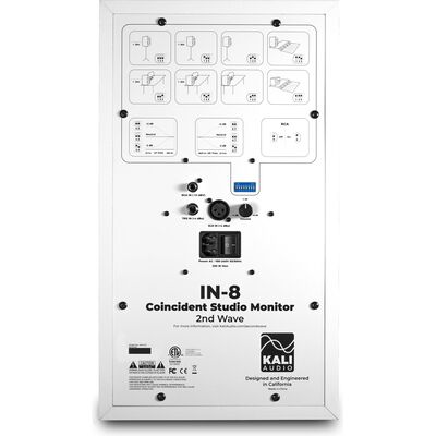 Kali Audio Project Independence IN-8 White V2 aktív háromutas stúdió monitor hangfal