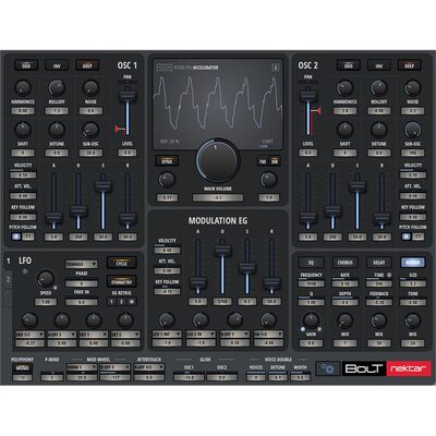 Nektar BOLT szoftver szintetizátor plugin