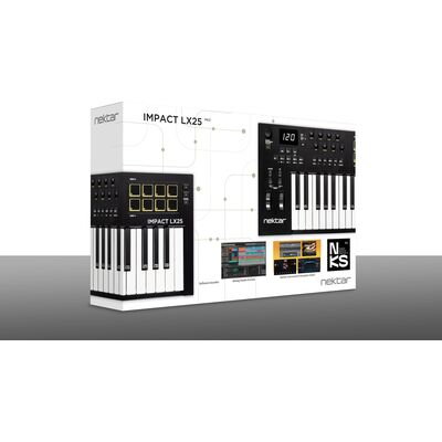 Nektar Impact LX25 mk3 USB MIDI kontroller billentyűzet