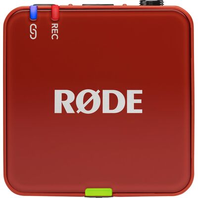 RODE Wireless GO Gen 3 kétcsatornás vezetéknélküli csíptetős mikrofon szett - téglaszín