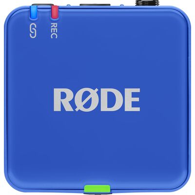 RODE Wireless GO Gen 3 kétcsatornás vezetéknélküli csíptetős mikrofon szett - kobaltkék
