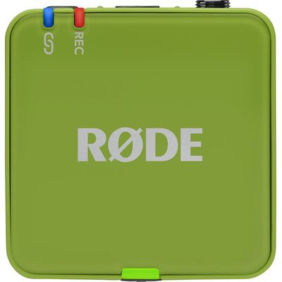 RODE Wireless GO Gen 3 kétcsatornás vezetéknélküli csíptetős mikrofon szett - zöld