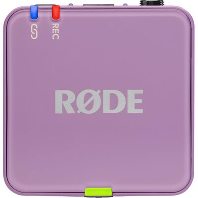 RODE Wireless GO Gen 3 kétcsatornás vezetéknélküli csíptetős mikrofon szett - halványlila