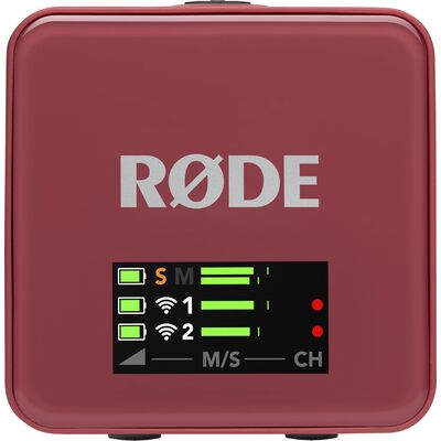 RODE Wireless GO Gen 3 kétcsatornás vezetéknélküli csíptetős mikrofon szett - rozé
