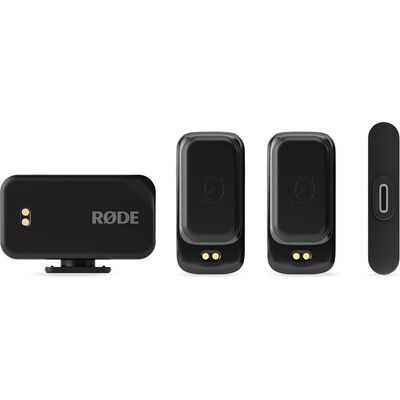 RODE Wireless Micro Camera Kit USB-C vezeték nélküli csíptetős mikrofon szett - fekete