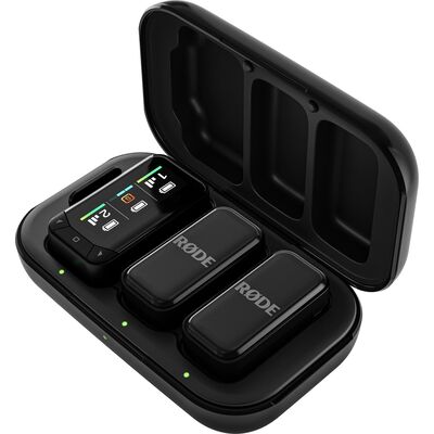 RODE Wireless Micro Camera Kit USB-C vezeték nélküli csíptetős mikrofon szett - fekete