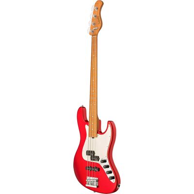 Sadowsky MetroExpress 21-Fret Hybrid P/J Bass Solid Candy Apple Red Metallic High Polish elektromos basszusgitár