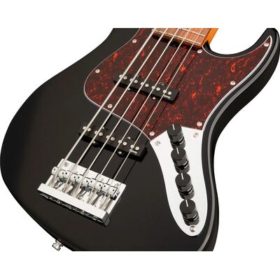 Sadowsky MetroExpress 22-Fret Will Lee Artist Line Bass Solid Black High Polish 5 húros elektromos basszusgitár