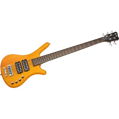 Warwick RockBass Corvette $$ Honey Violin Transparent Satin 5 húros elektromos basszusgitár