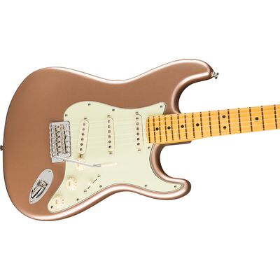 Fender American Professional Classic Stratocaster MN Faded Firemist Gold elektromos gitár