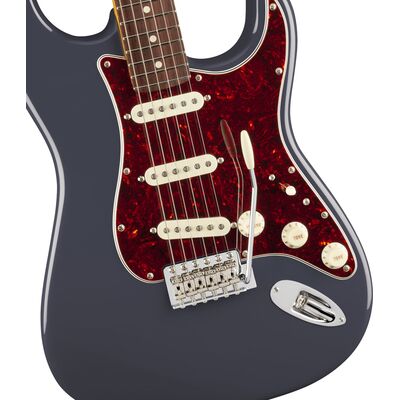 Fender American Professional Classic Stratocaster RW Faded Black elektromos gitár