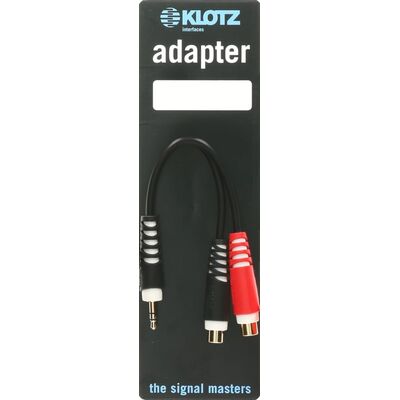 KLOTZ AYS-4 0,2 m TRS 3,5 mm - 2 x RCA aljzat Y átalakítókábel