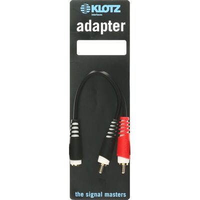 KLOTZ AYS-6 0,2 m TRS 3,5 mm aljzat - 2 x RCA Y átalakítókábel