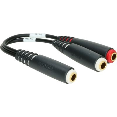 KLOTZ AYS-7 0,2 m TRS 6,3 aljzat - 2 x TS 6,3 mm aljzat Y átalakítókábel/E-Drum splitter