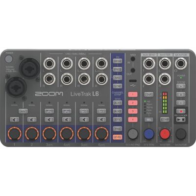 Zoom LiveTrak L6 digitális keverő/hangfelvevő