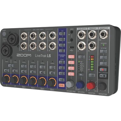 Zoom LiveTrak L6 digitális keverő/hangfelvevő
