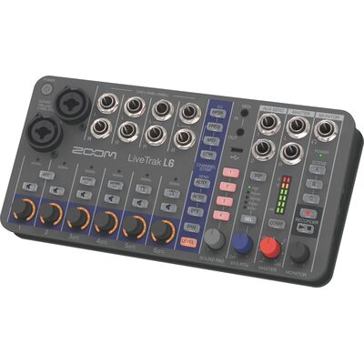 Zoom LiveTrak L6 digitális keverő/hangfelvevő