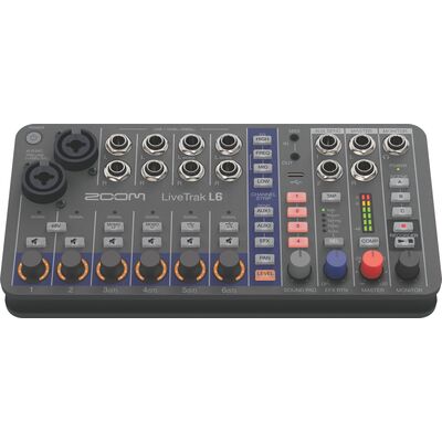 Zoom LiveTrak L6 digitális keverő/hangfelvevő