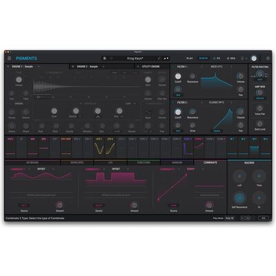 Arturia Pigments 7 szoftver szintetizátor plugin - letölthető változat
