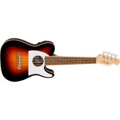 Fender Fullerton Tele 2-Color Sunburst koncert ukulele