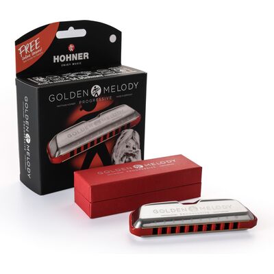 Hohner Golden Melody Progressive F szájharmonika