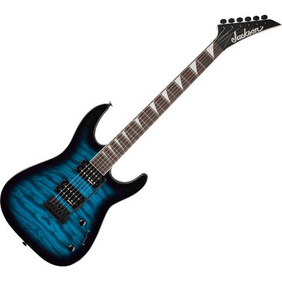 Jackson JS Series Dinky JS20 DKQ 2PT Transparent Blue Burst elektromos gitár