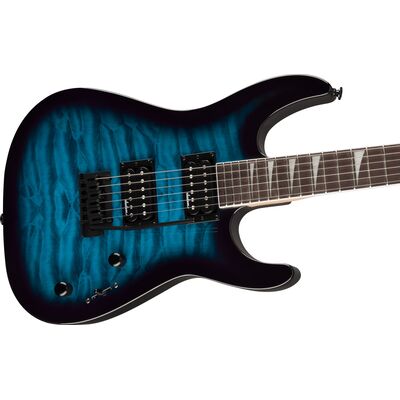Jackson JS Series Dinky JS20 DKQ 2PT Transparent Blue Burst elektromos gitár