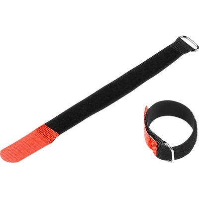 Adam Hall Cables VR 2020 RED 200 x 20 mm piros tépőzáras kábelkötegelő