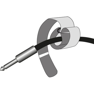 Adam Hall Cables VR 2030 YEL 300 x 20 mm sárga tépőzáras kábelkötegelő