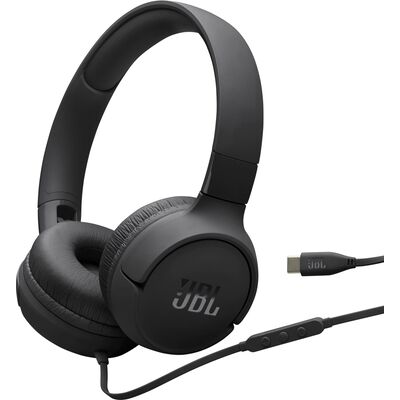 JBL Tune 520C USB-C Black vezetékes fejhallgató
