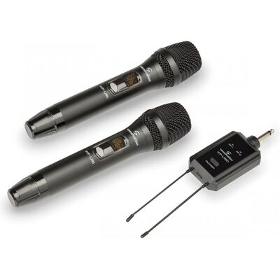 Soundsation PocketMic U16HH-A1 vezeték nélküli dupla kézi mikrofon szett