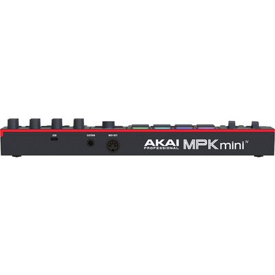 Akai Professional MPK Mini IV Black USB MIDI kontroller billentyűzet/pad kontroller