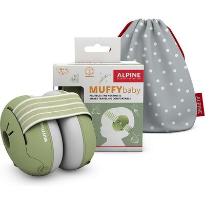 Alpine Muffy Baby Classic baba hallásvédő fültok - zöld