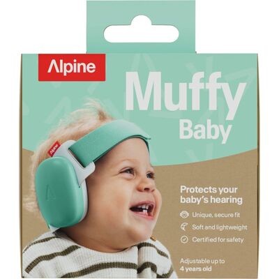 Alpine Muffy Baby baba hallásvédő fültok - menta