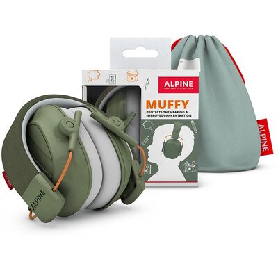 Alpine Muffy gyermek hallásvédő fültok - zöld